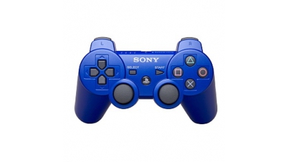 Купить PS 3 Геймпад беспроводной Sony Dual Shock Blue (Не оригинал)