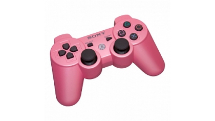 Купить Геймпад беспроводной Sony DualShock для PS3 (розовый) (Не оригинал)
