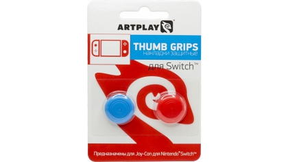 Купить Накладки на Joy-Con – Artplays Thumb Grips Pro для Nintendo Switch (красные/синие)