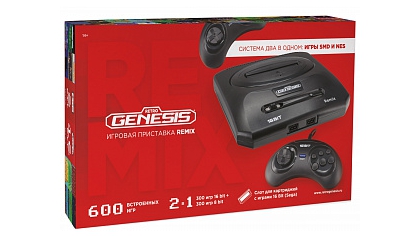 Купить Игровая приставка Retro Genesis Remix (8+16Bit) + 600 игр