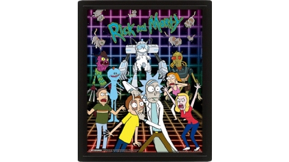Купить 3D-постер Rick and Morty – Characters Grid (EPPL71249)