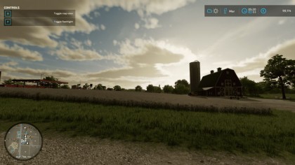Farming Simulator 22: HUD и игровое меню