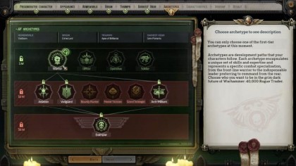 Гайд по классам в Warhammer 40,000: Rogue Trader
