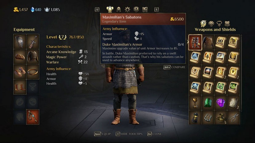 King's Bounty 2 – лучшее (легендарное) оружие, доспехи и предметы