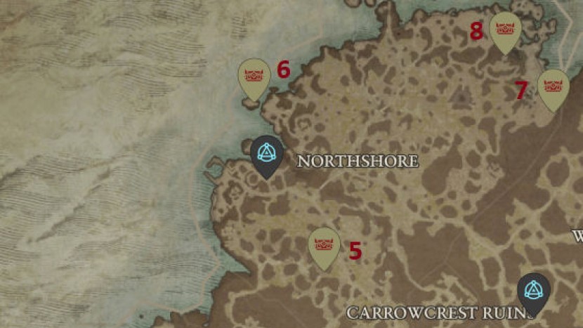 Расположение таинственных сундуков Адской волны в Diablo 4