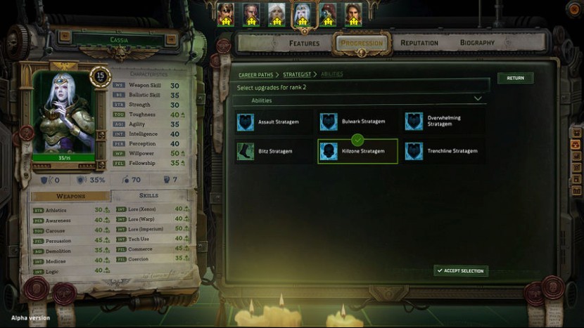 Гайд по характеристикам в Warhammer 40,000: Rogue Trader