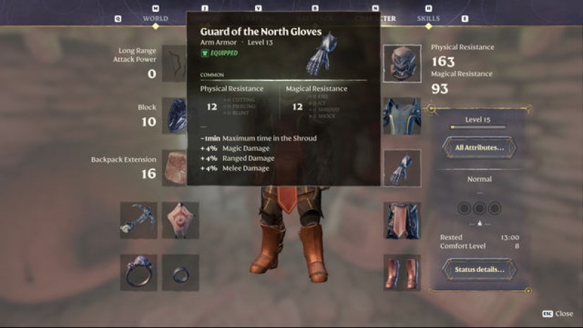 Гайд по лучшей броне для ранней игры в Enshrouded