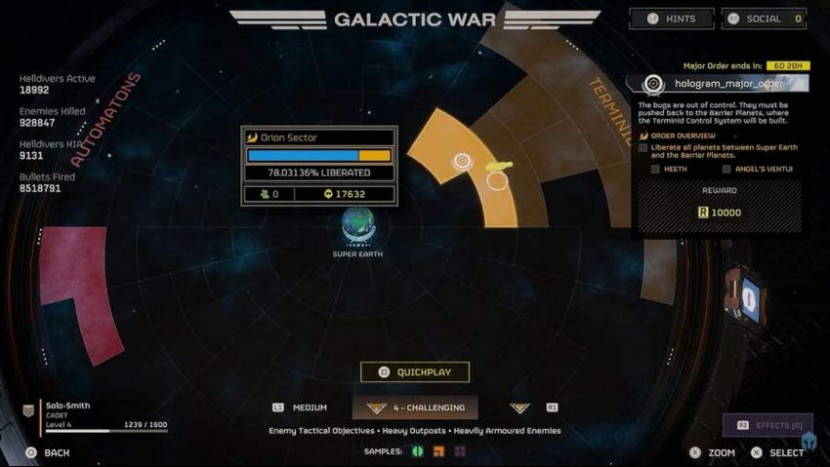 Гайд по настройкам сложности в Helldivers 2