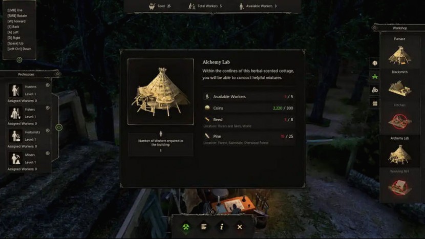 Как построить алхимическую лабораторию в Robin Hood: Sherwood Builders