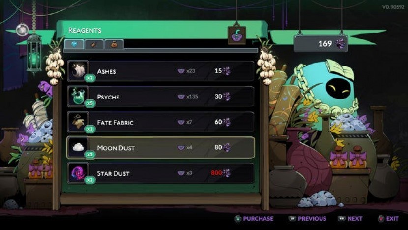 Как получить лунную пыль в Hades 2