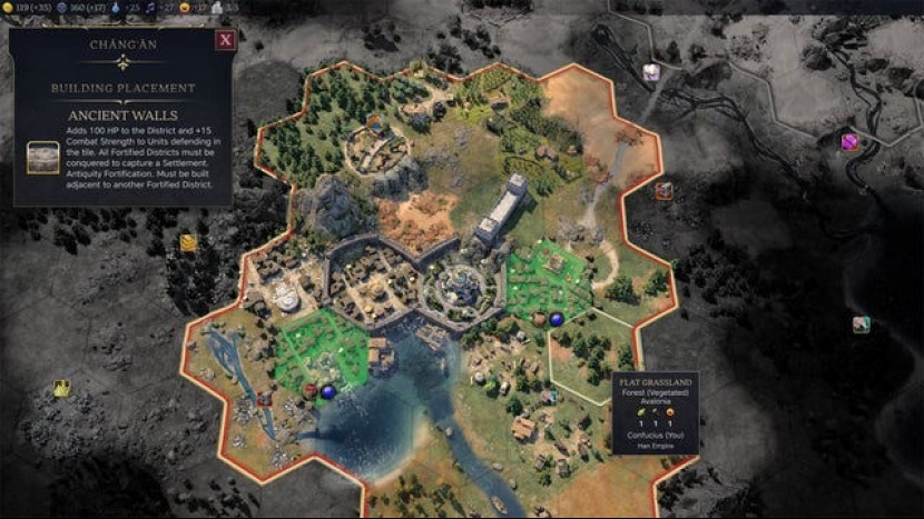 Как строить стены в Civilization 7