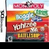 Monopoly, Boggle,  Yahtzee , Battleship -- 4 Game Pack!