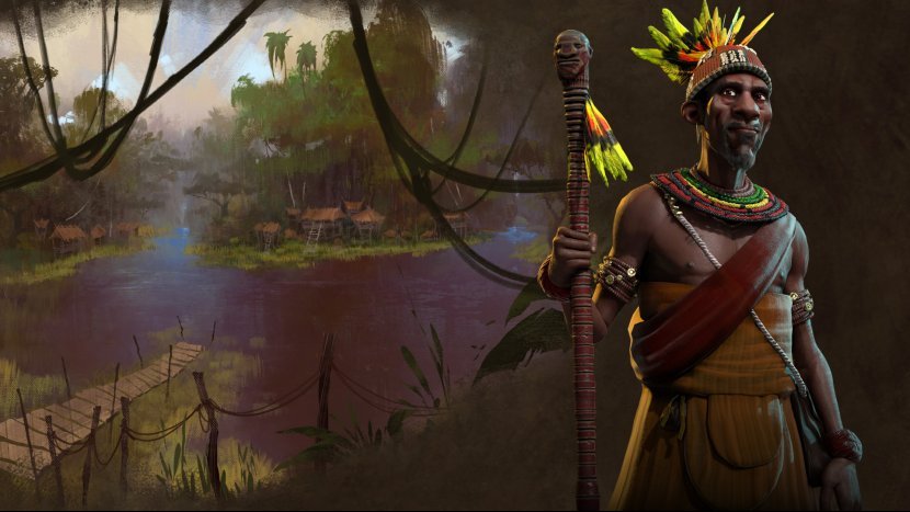 В Civilization VI появится цивилизация Конго, правителем которой станет Мвемба а Нзинга