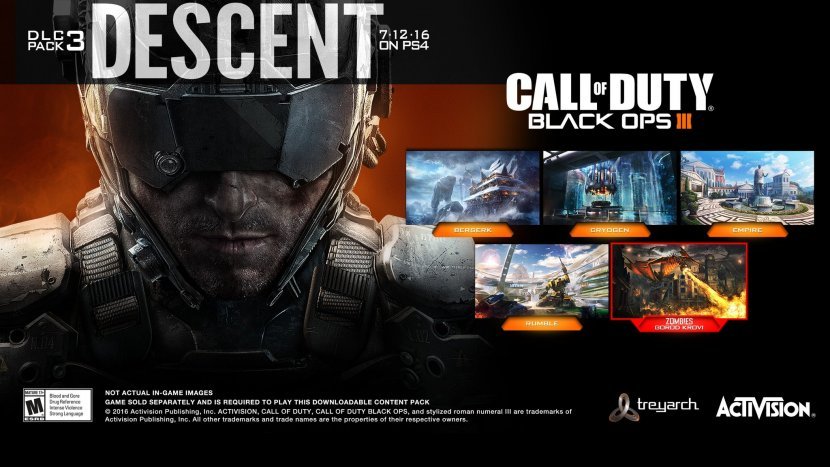 Call of Duty: Black Ops III: релиз дополнения «Descent» и новый трейлер