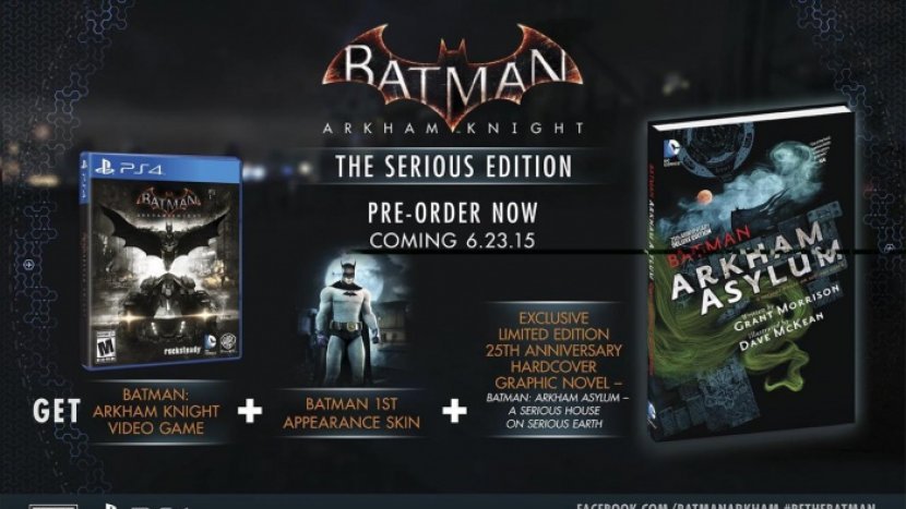 Rocksteady Studios анонсировали Serious Edition для Batman: Arkham Knight
