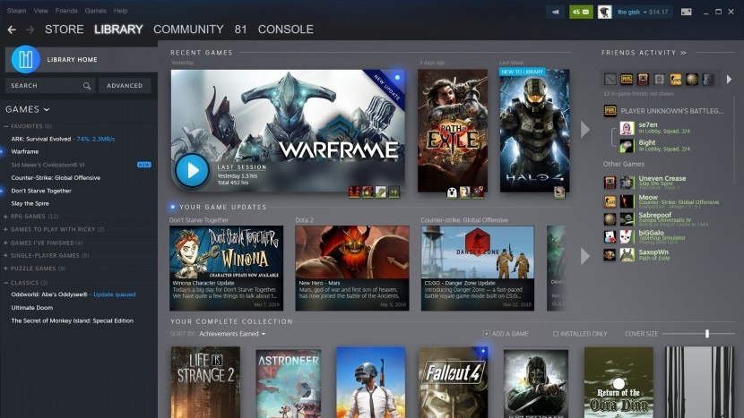 Valve готовят редизайн библиотеки Steam