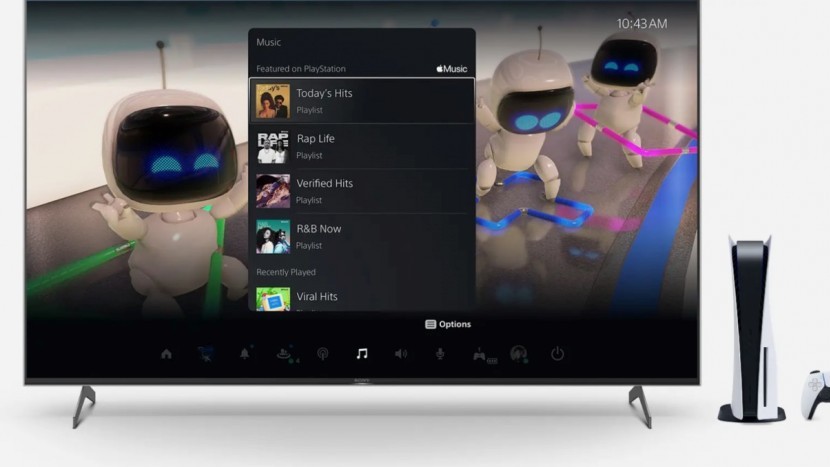 Новое обновление для PS5 добавляет поддержку Apple Music