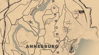 карта сокровищ Red Dead Redemption 2