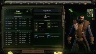 Warhammer 40000 Rogue Trader. Характеристики персонажа