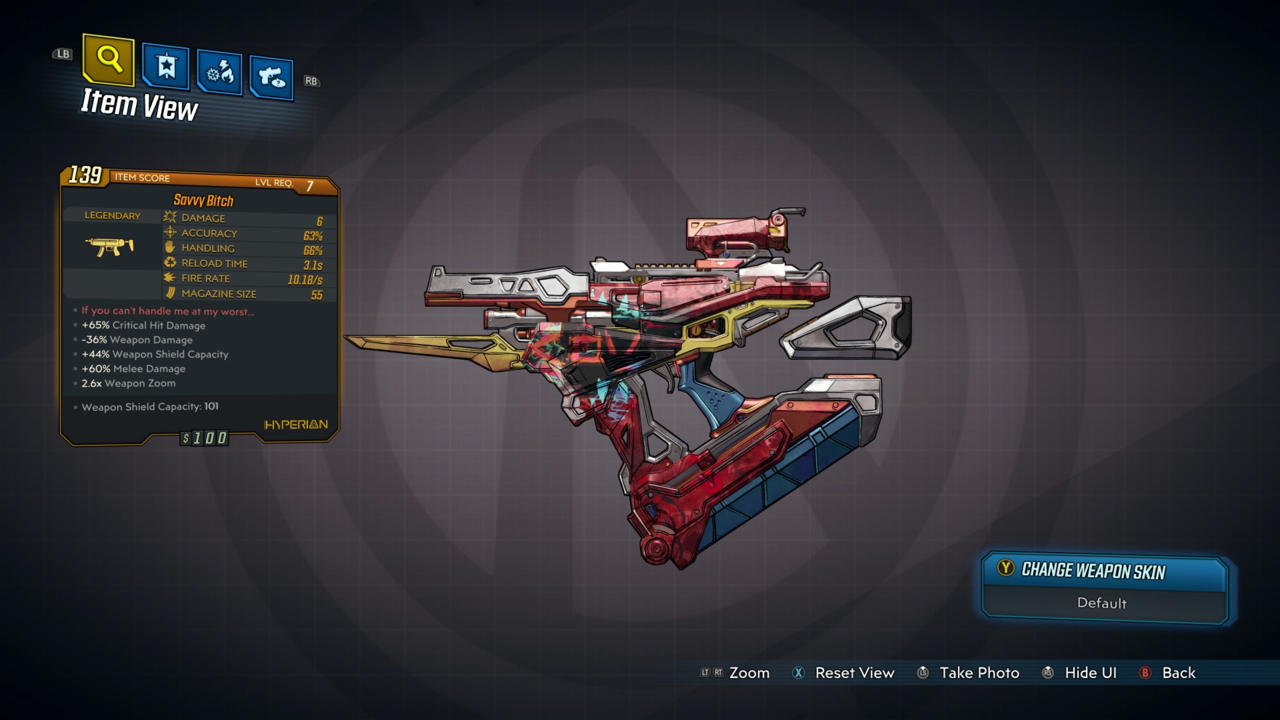 оружие Borderlands 3