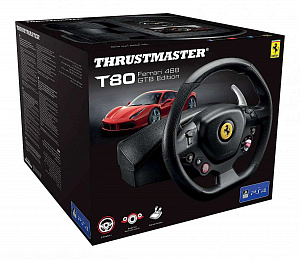 купить Руль Thrustmaster T80 Ferrari 488 GTB Edition, PS4/PC