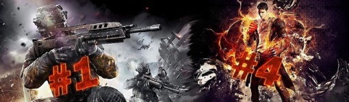 DmC: Devil May Cry #4, Call of Duty: Black Ops II #1