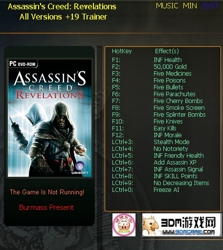 скачать Assassins Creed: Revelations +19 трейнер