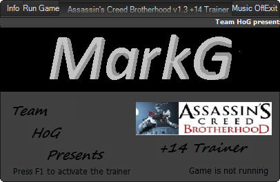 скачать Assassin's Creed - Brotherhood: Трейнер (+14) [1.3]