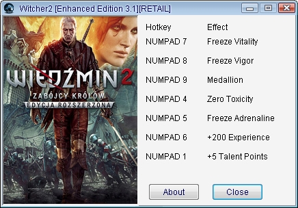 скачать The Witcher 2 - Assassins of Kings Enhanced Edition: Трейнер/Trainer (+7) [3.1] 