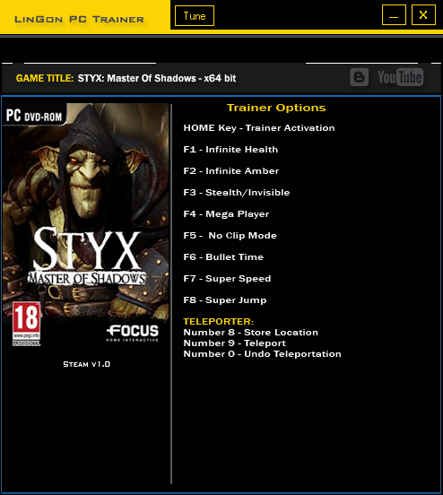 скачать Styx: Master of Shadows: Трейнер/Trainer (+10) [1.0: X64 BIT] 