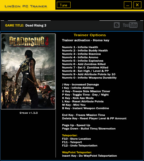 скачать Dead Rising 3: Трейнер/Trainer (+25) [Update 1]