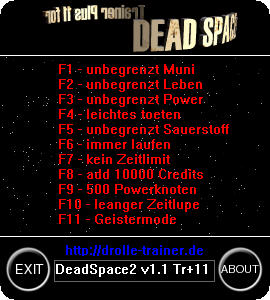 скачать Dead Space 2: Трейнер (+11) [1.1]
