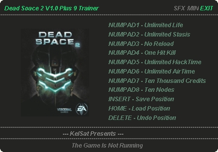 скачать Dead Space 2: Трейнер (+9) [1.0] 