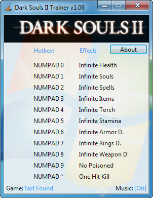 скачать Dark Souls 2: Трейнер/Trainer (+11) [1.06 regulation v1.11]