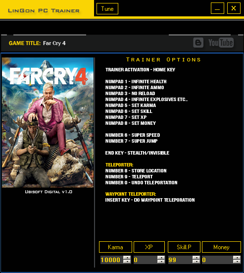 скачать Far Cry 4: Трейнер/Trainer (+14) [1.01] 