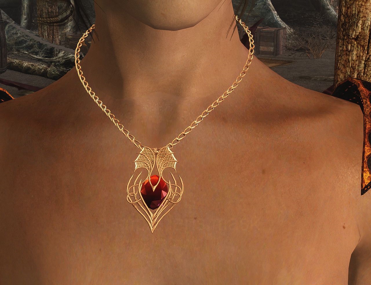 скачать Skyrim: Ожерелья для девушек - UNP/CBBE