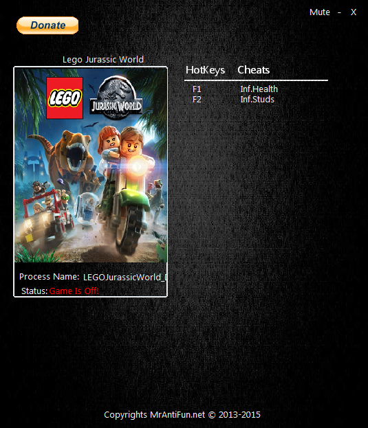 скачать LEGO Jurassic World: Трейнер/Trainer (+2) [1.0] 