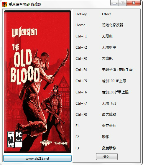 скачать Wolfenstein: The Old Blood: Трейнер/Trainer (+11) [1.0] 