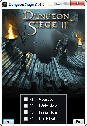 скачать Dungeon Siege 3: Трейнер (+4) [1.0 - Update] 
