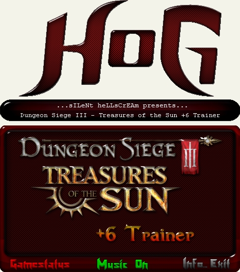 скачать Dungeon Siege 3 - Treasures of the Sun: Трейнер/Trainer (+6) [1.0] 