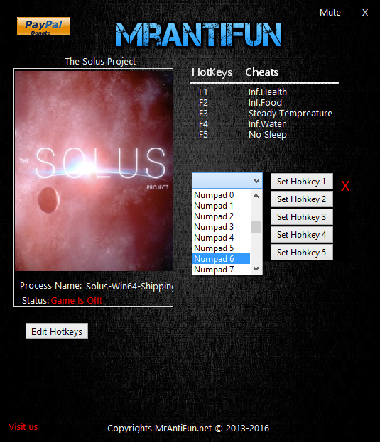 скачать The Solus Project: Трейнер/Trainer (+5) [0.55: x64]