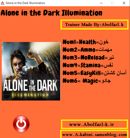 скачать Alone in the Dark: Illumination: Трейнер/Trainer (+6) [1.0]