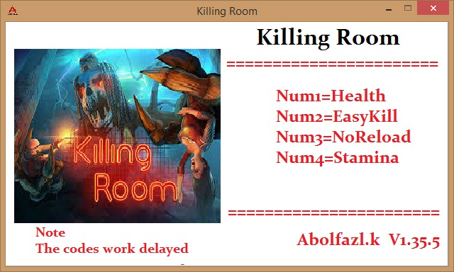 скачать Killing Room: Трейнер/Trainer (+4) [1.35.5]