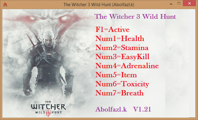 скачать The Witcher 3: Wild Hunt / Ведьмак 3: Дикая Охота: Трейнер/Trainer (+7) [1.21]