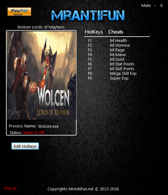 скачать Wolcen: Lords of Mayhem: Трейнер/Trainer (+9) [0.2.5]