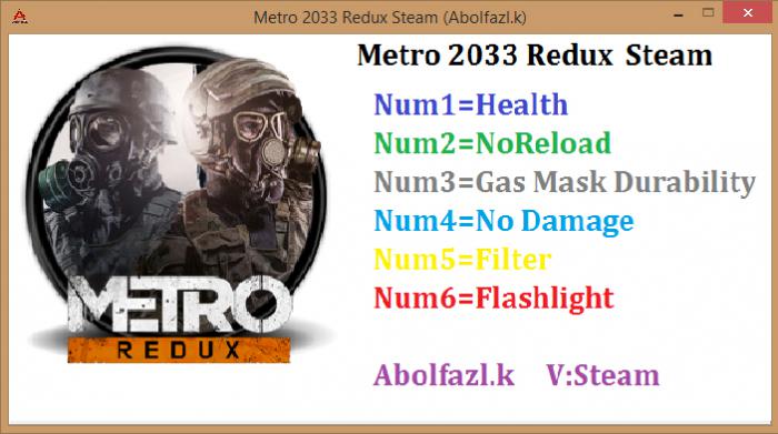 скачать Metro 2033 Redux: Трейнер/Trainer (+6) [1.0.0.3]
