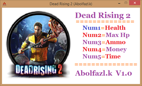 скачать Dead Rising 2: Трейнер/Trainer (+5) [1.0]