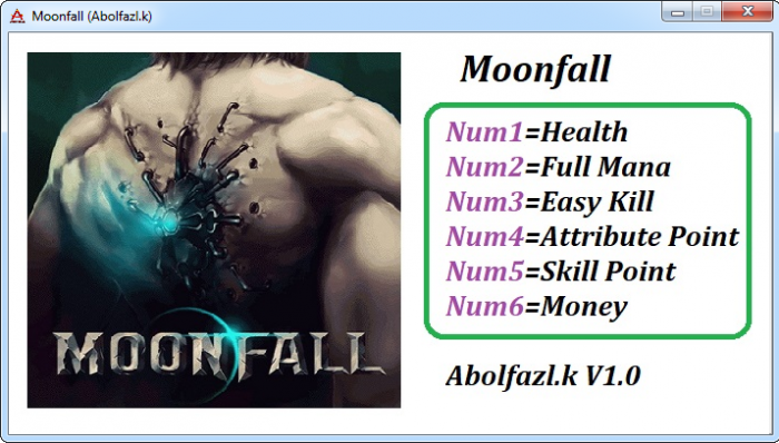 скачать Moonfall: Трейнер/Trainer (+6) [1.0]