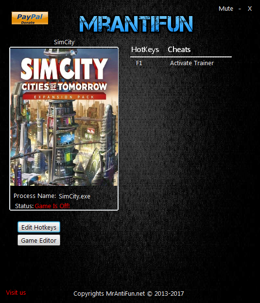 скачать SimCity (2013): Трейнер/Trainer (+1: Деньги / Money) [10.3.4.0] 