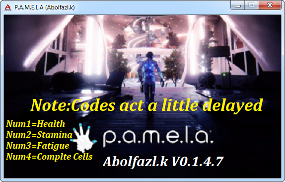 скачать P.A.M.E.L.A.: Трейнер/Trainer (+4) [0.1.4.7 64bit]